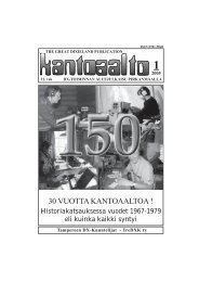 30 VUOTTA KANTOAALTOA ! - Tampereen DX-kuuntelijat ry ...