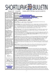 SWB-info QSL, kommentarer, mm. - Hard-Core-DX.com