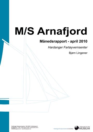 Arnafjord april 2010 - Hardanger og Voss Museum