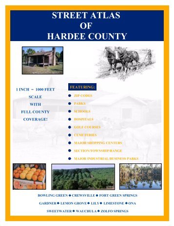 STREET ATLAS OF HARDEE COUNTY