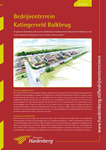 Nieuwsbrief juli 2011 (PDF, 154 kB) - Gemeente Hardenberg