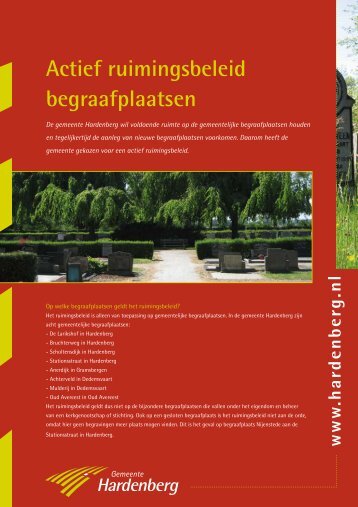 Brochure (PDF, 416 kB) - Gemeente Hardenberg