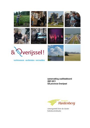 Samenvatting coalitieakkoord - Gemeente Hardenberg