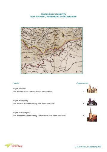 Vragen bij de lesbrieven (PDF, 497 kB) - Gemeente Hardenberg