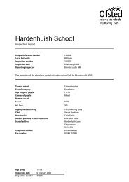 Hardenhuish School - The TES