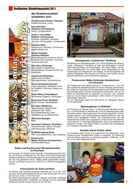 Ausgabe 39-2011 - Gemeinde Hardheim