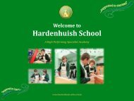 Textiles Options Presentation - Hardenhuish School