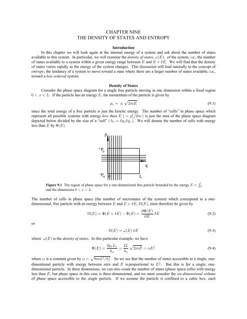 The Density Of States And Entropy Harding University