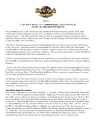 HARD ROCK HOTEL AND CASINO BILOXI TAKES TOP AWARD AT ...