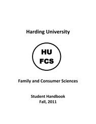 HU FCS - Harding University