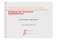 Benchmark Handelsvertreter - Hardt & Wörner