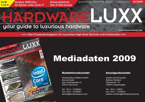 Mediadaten 2009 - Hardwareluxx