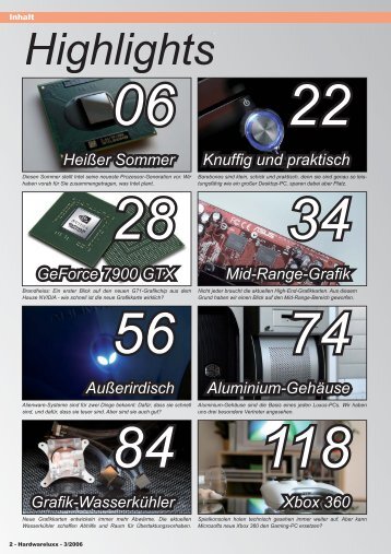 Das Inhaltsverzeichnis der Ausgabe 03-2006 (PDF ... - Hardwareluxx