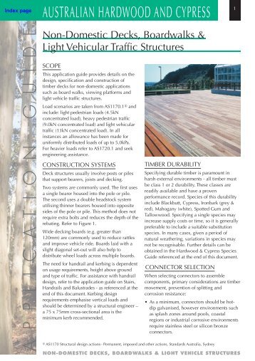 Non-domestic decks - Australian Hardwood Network - Timber.net.au