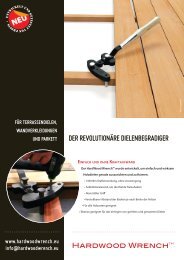 DER REVOLUTIONÄRE DIELENBEGRADIGER - HardWood Clip