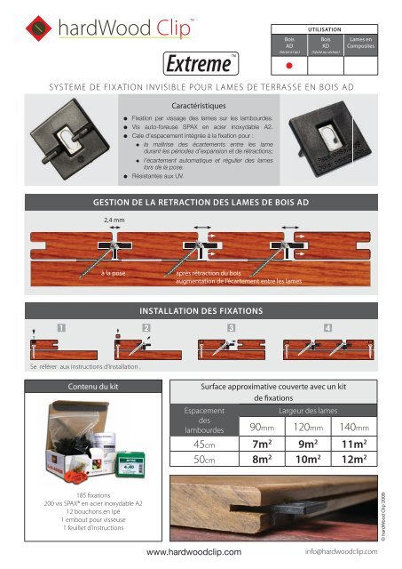 Extreme™ - HardWood Clip