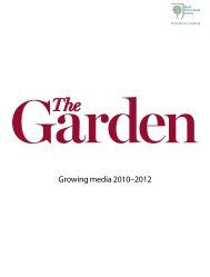 (Peat free) Growing Media - Hardy Plant Society