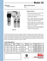 Cuno Model 2S Water Filtration Systems