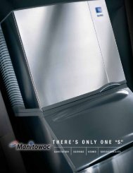 nothing compares to manitowoc's s-series ice machines