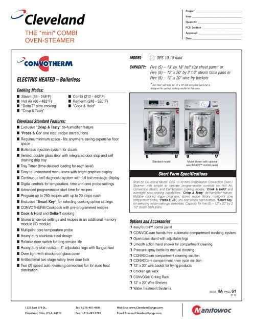 convotherm oes 10.10 mini