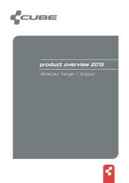product overview 2013 derailleur hanger / dropout - Cube