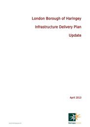 Infrastructure Delivery Plan - Haringey Council