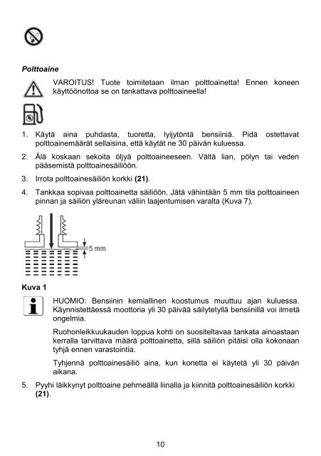 Käyttöohje 34030 FI S.pdf - Kauppahuone Harju Oy