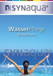 Die SYNaqua ® Wasserpflegebroschüre zum Download