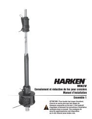 MKIV Enroulement et réduction de foc pour croisière ... - Harken