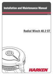 Harken Radial Winch Manual 40ST - Binnacle.com