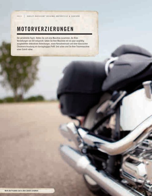 Harley-Davidson Zylinderkopf Bolzenabdeckungen Bar & Shield Chrom 43911-95 Evo