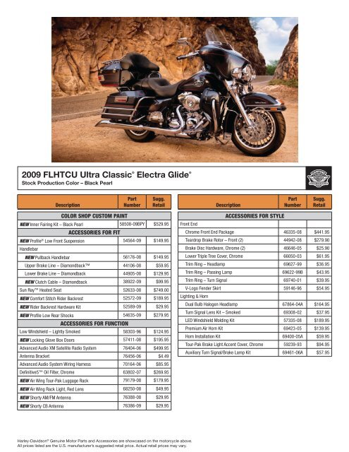 2009 FLHTCU Ultra Classic® Electra Glide® - Harley-Davidson