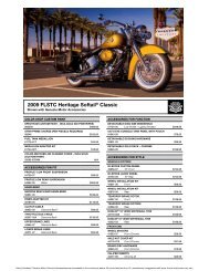 2009 FLSTC Heritage Softail® Classic - Harley-Davidson