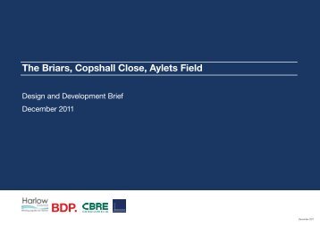 Design and Development Brief 2011 - Harlow Council