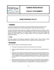 Home Working Policy.pdf - Harlow Council