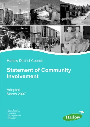 Statement of Community Involvement March 2007 - Harlow Council