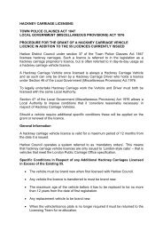 Hackney Carriage Vehicle procedure for additional ... - Harlow Council