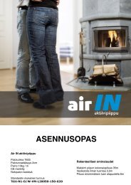 Air IN asennusohje - Härmä Air