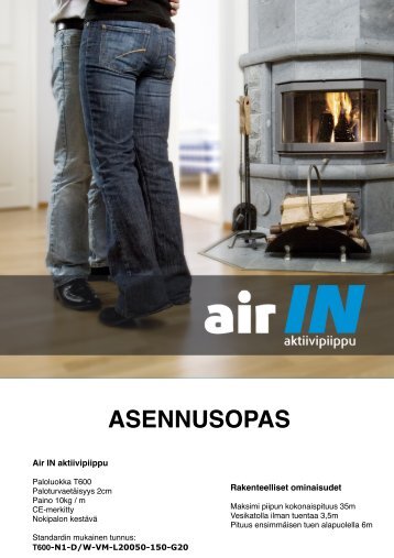 Air IN asennusohje - Härmä Air