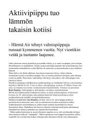 Ykköset Lehti / Aktiivipiippu - Härmä Air