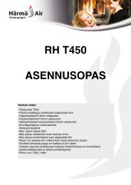 RH T450 Asennusopas - Härmä Air