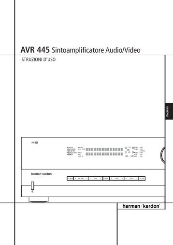 AVR 445 Sintoamplificatore Audio/Video - Harman Kardon