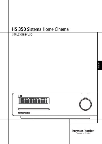 HS 350 Sistema Home Cinema - Harman Kardon