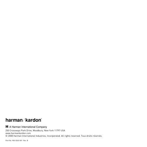 SoundSticks® II Setup Guide - Harman Kardon