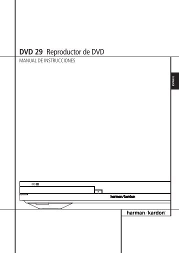 DVD 29 Reproductor de DVD - Harman Kardon