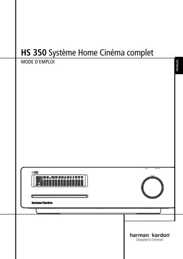 HS 350 Système Home Cinéma complet - Harman Kardon
