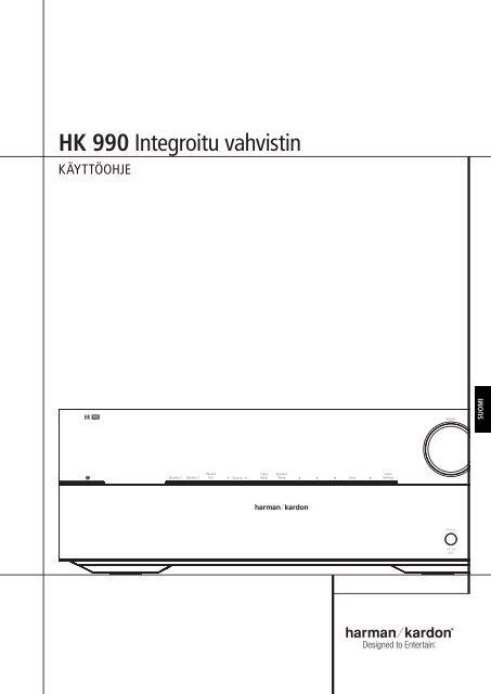 HK 990 Integroitu vahvistin - Harman Kardon