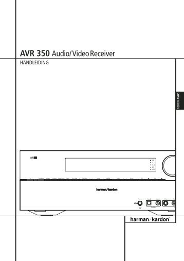 AVR 350 Audio/VideoReceiver - Harman Kardon