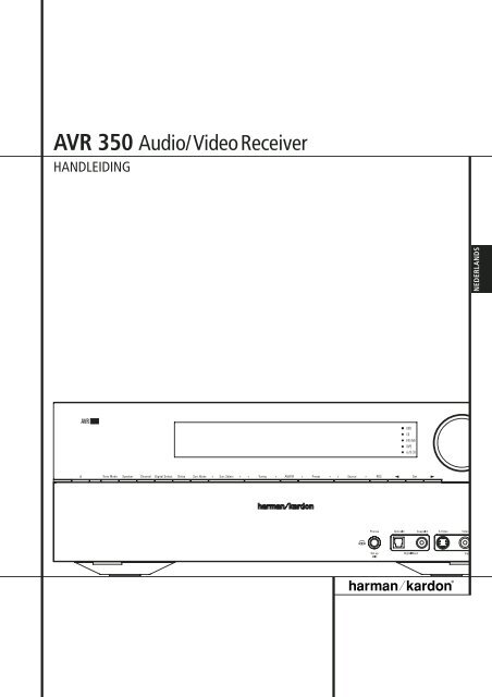 AVR 350 Audio/VideoReceiver - Harman Kardon