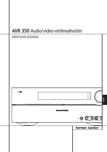 AVR 350 Audio/video-viritinvahvistin - Harman Kardon